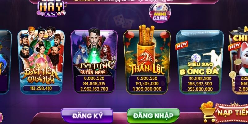 Game nổ hũ Haywin - Giải trí và kiếm thưởng